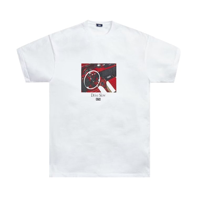 Футболка Kith Drive Slow Tee 'White', белый - фото