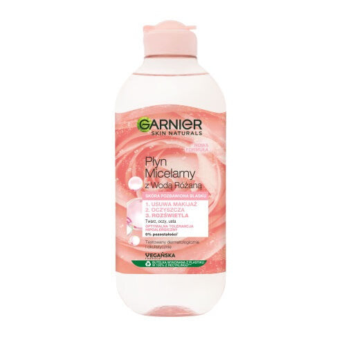 

Garnier Мицеллярная вода Skin Naturals с розовой водой 400мл