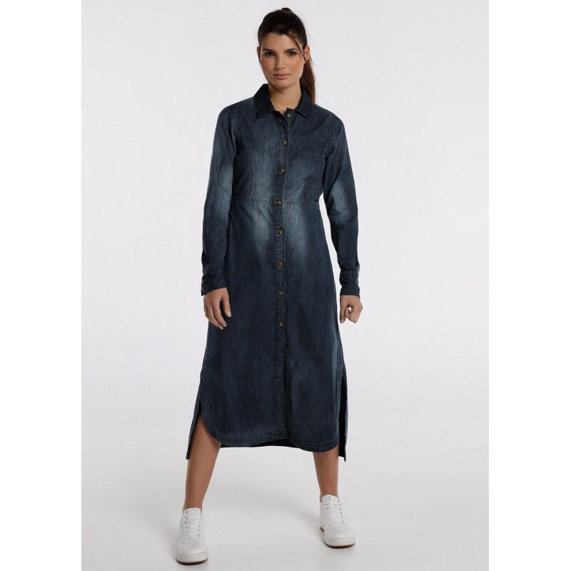 

Платье миди Lois Jeans 131317 Long Sleeve, синий
