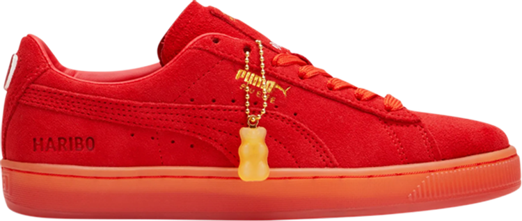 Кроссовки Puma Haribo x Suede Jr Poppy Red, красный