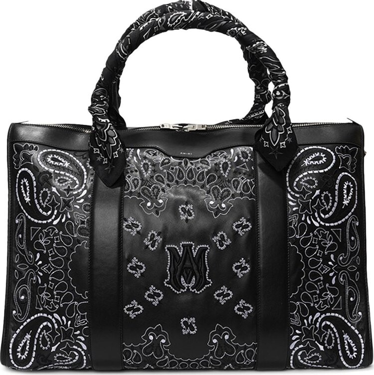 

Сумка Amiri Bandana Weekender Black, черный