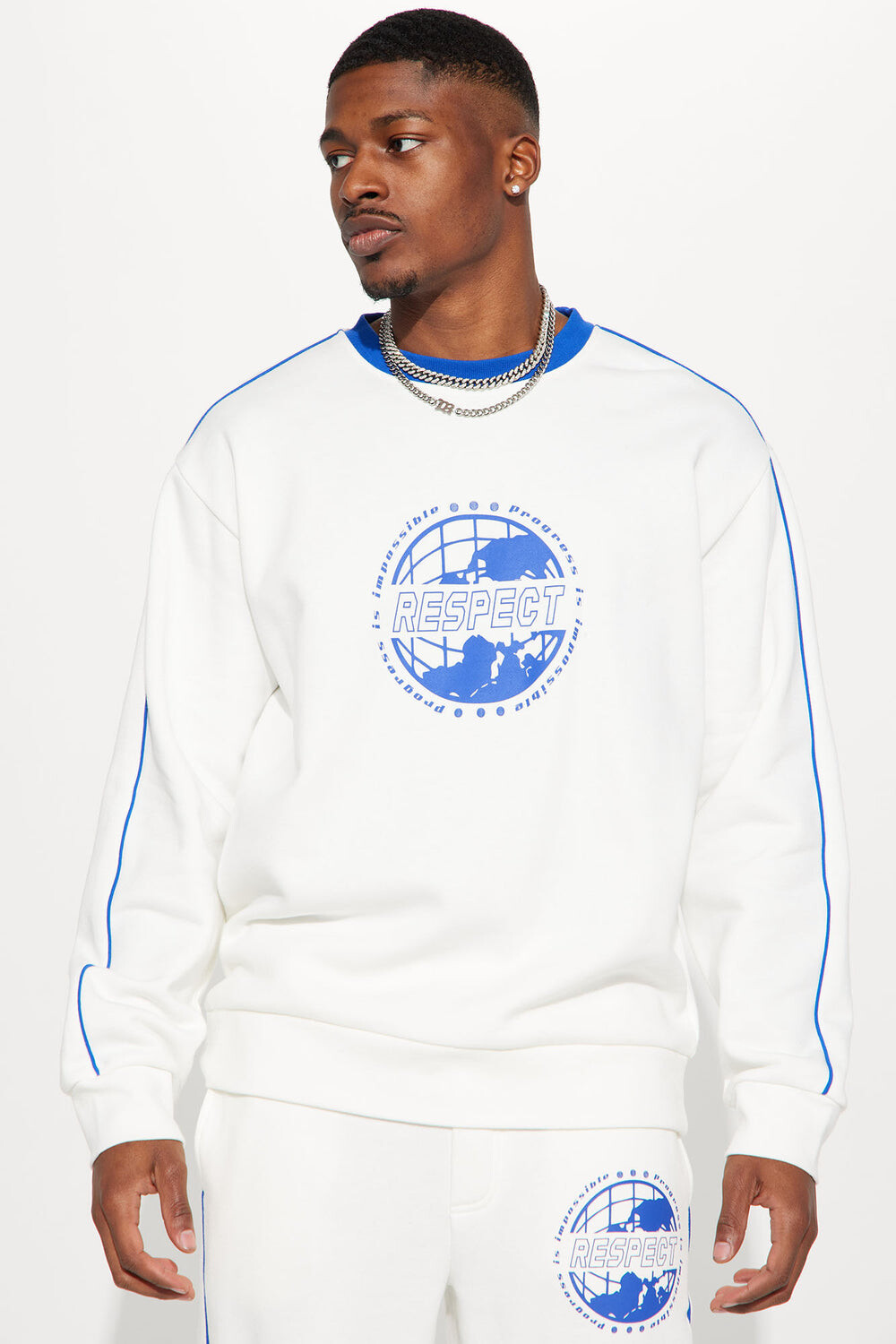 

Толстовка Fashion Nova FNRESPECT, белый