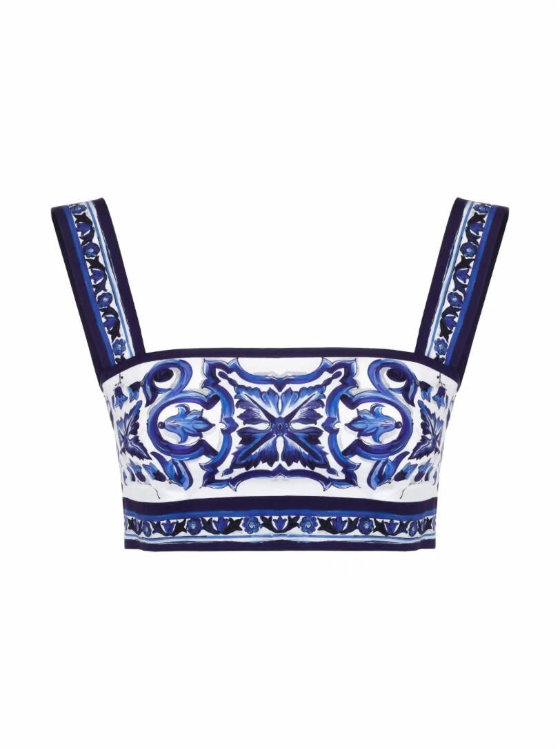 

Топ с принтом Majolica Dolce&Gabbana