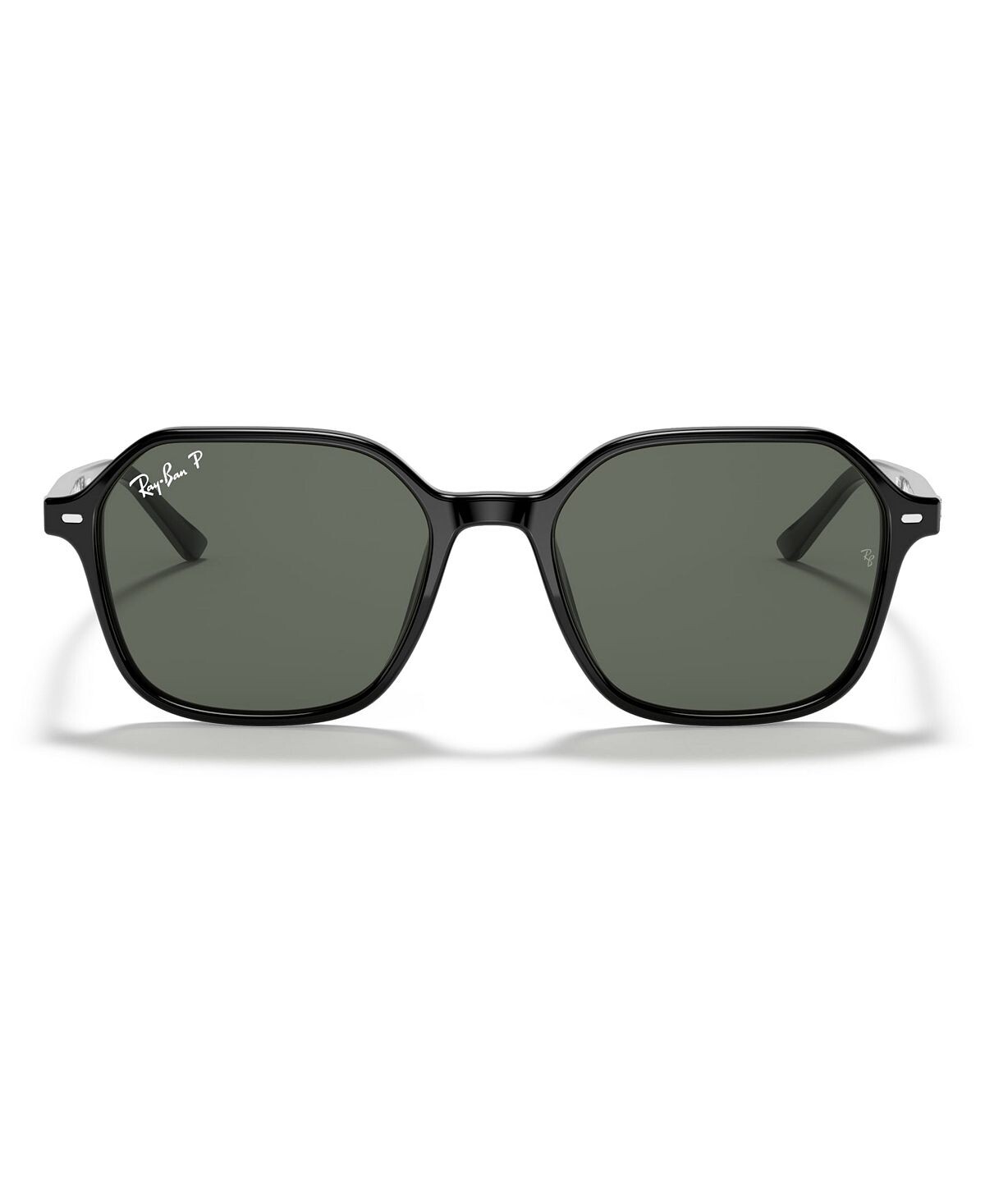 

Поляризованные солнцезащитные очки john, rb2194 53 Ray-Ban, черный