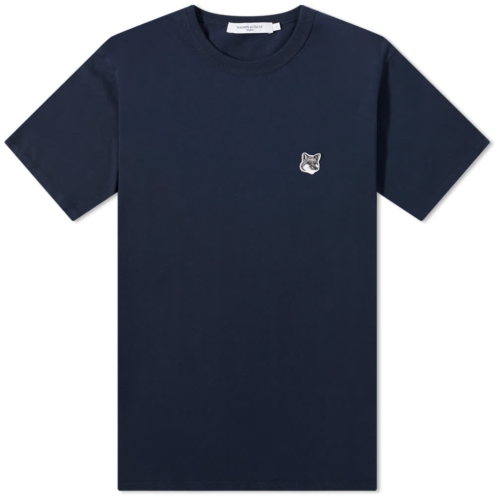 

Футболка Maison Kitsuné Grey Fox Head Patch Classic Tee, Черный