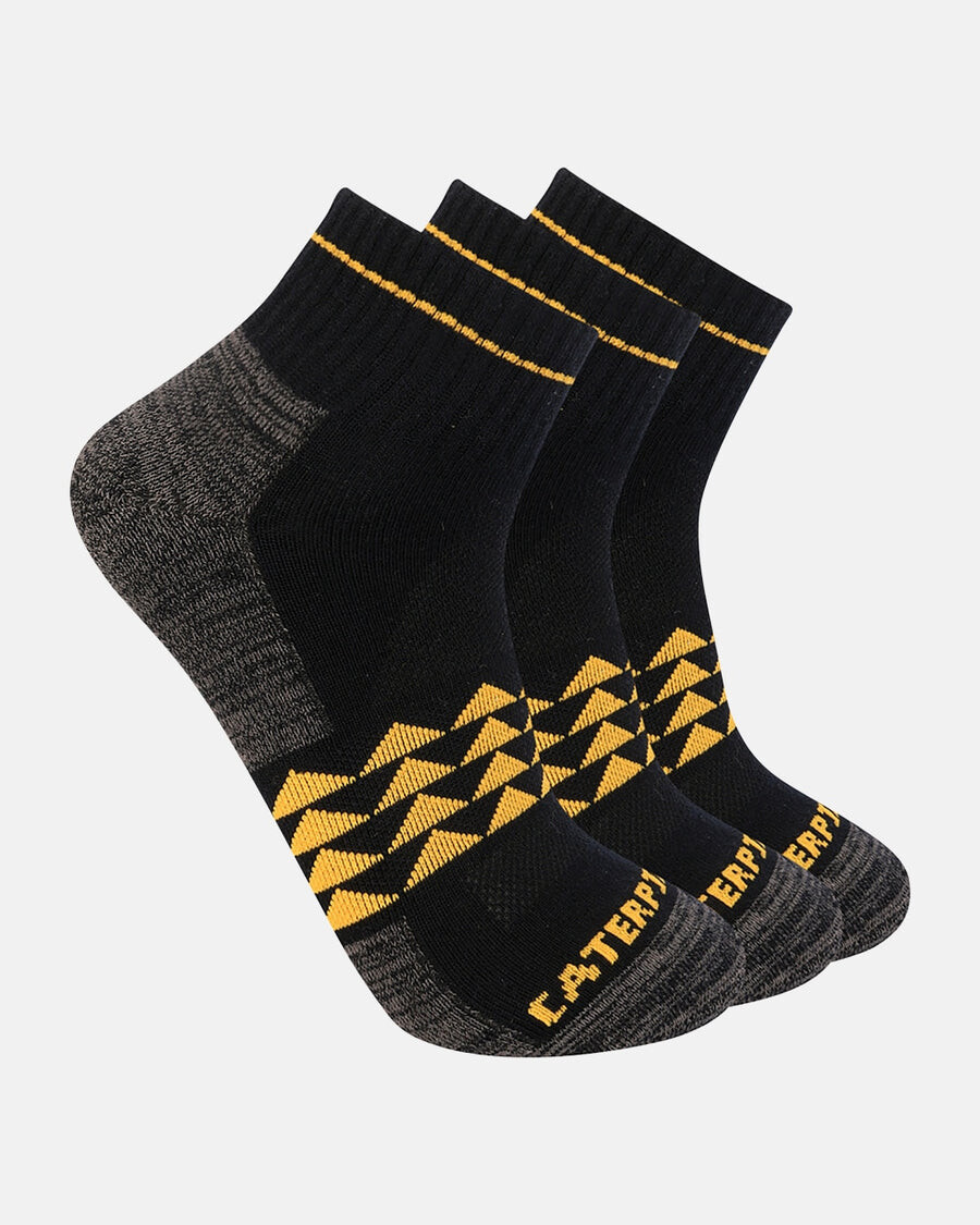 

Мужские носки Max Half Cushion Quarter (3 шт.) CAT, черный