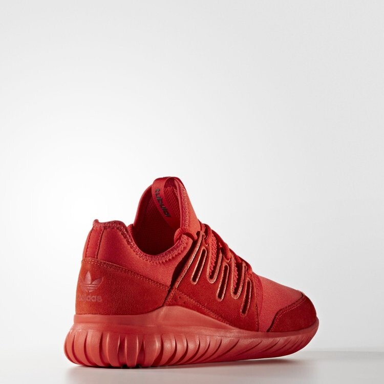 All red adidas tubular best sale