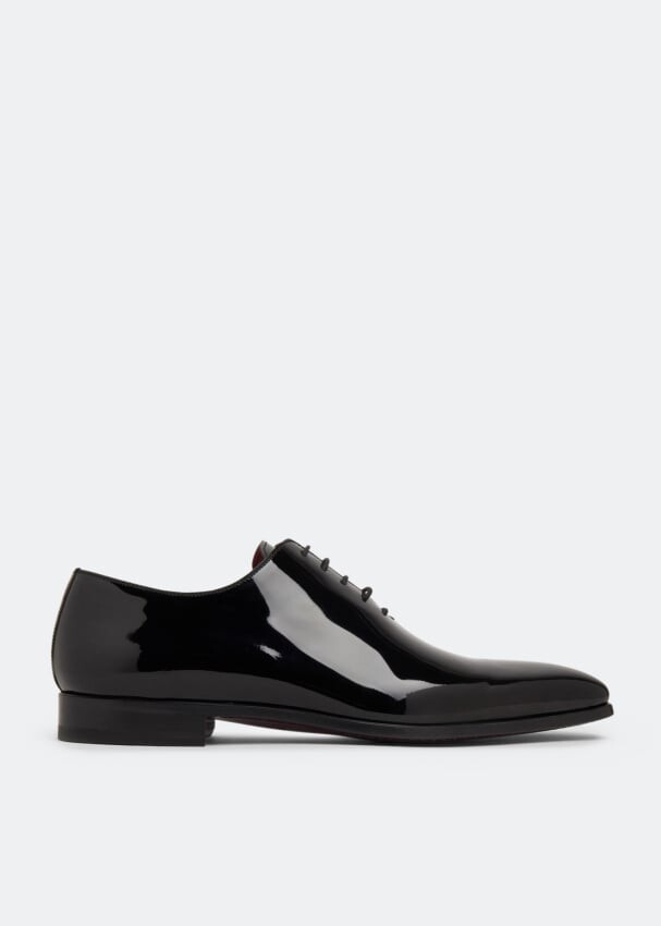 

Оксфорды MAGNANNI Leather Oxford lace-up shoes, черный