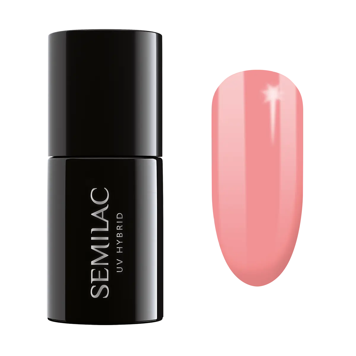 

Semilac UV Hybrid гибридный лак для ногтей, 102 Pastel Peach