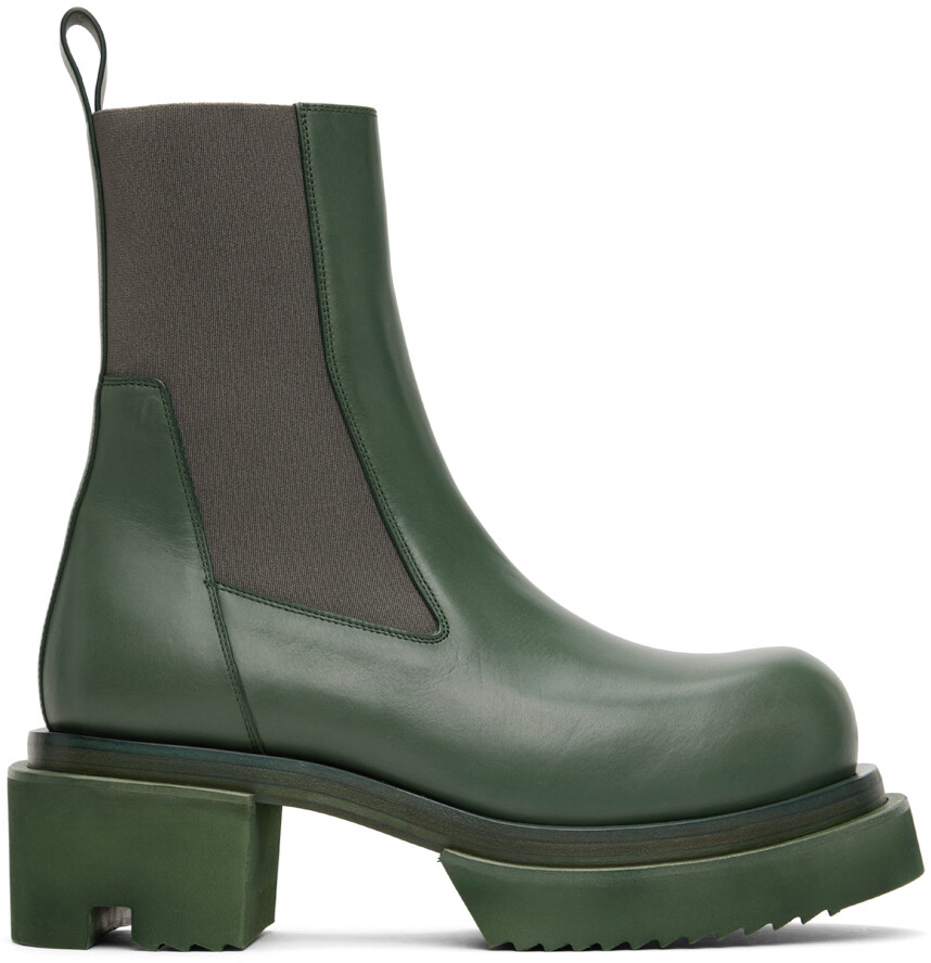 

Зеленые ботинки Beatles Bogun Rick Owens