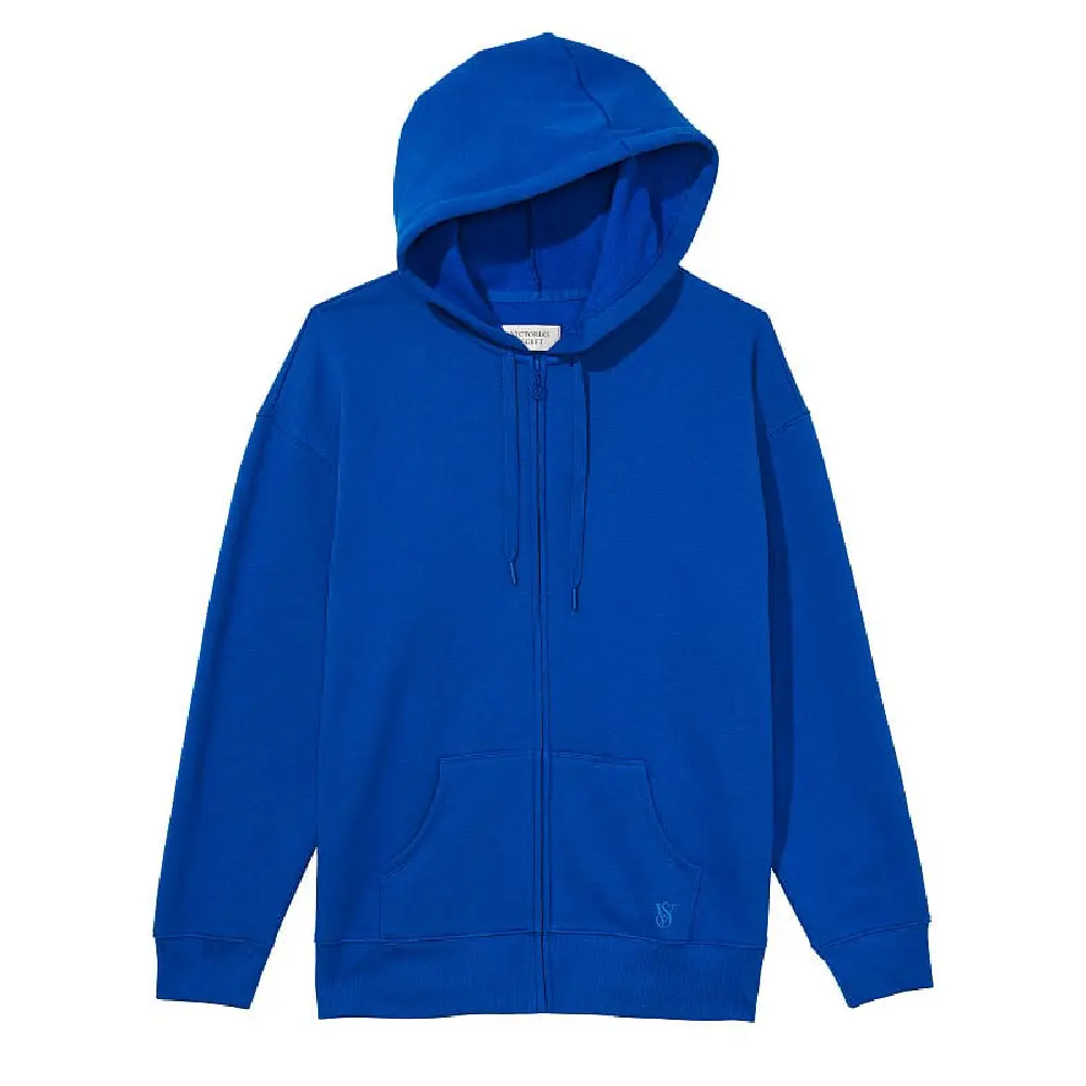 

Толстовка Victoria's Secret Cotton Fleece Full-Zip, синий