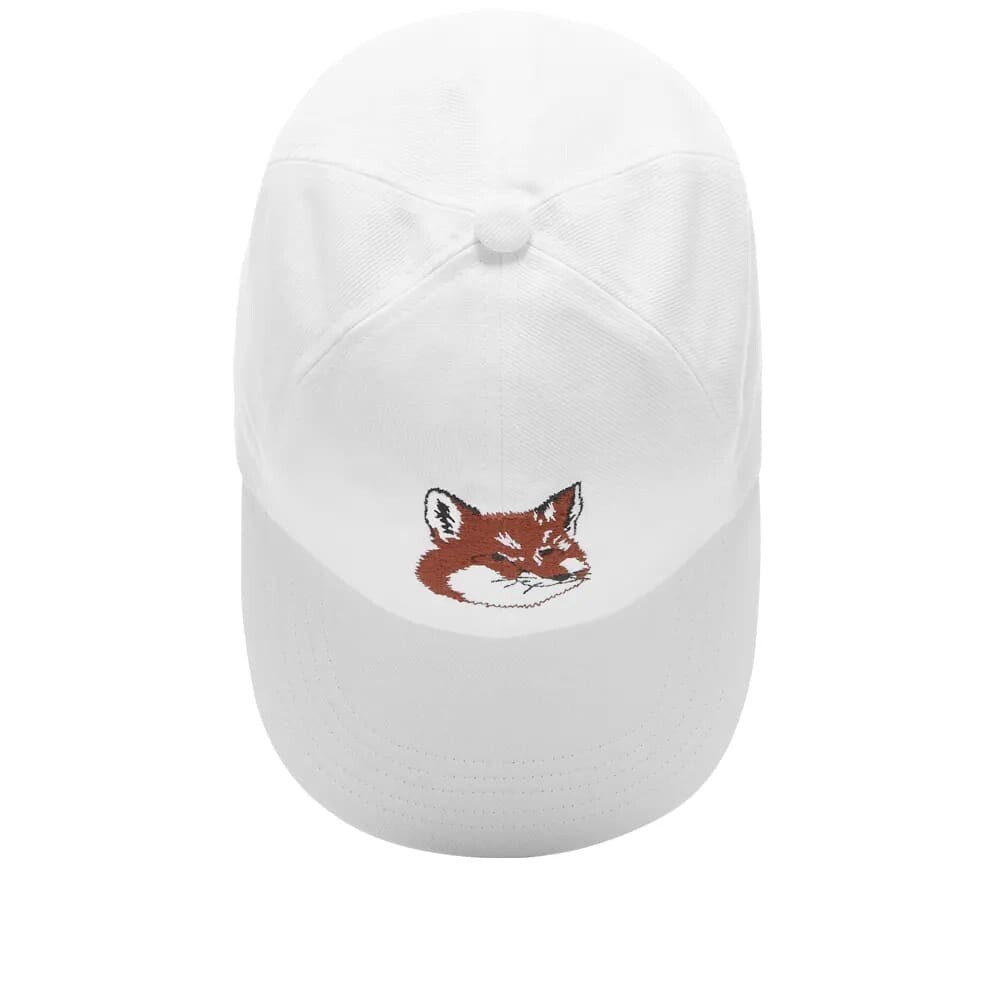 

aison Kitsuné Большая кепка с вышивкой головы лисы 6P Maison Kitsune