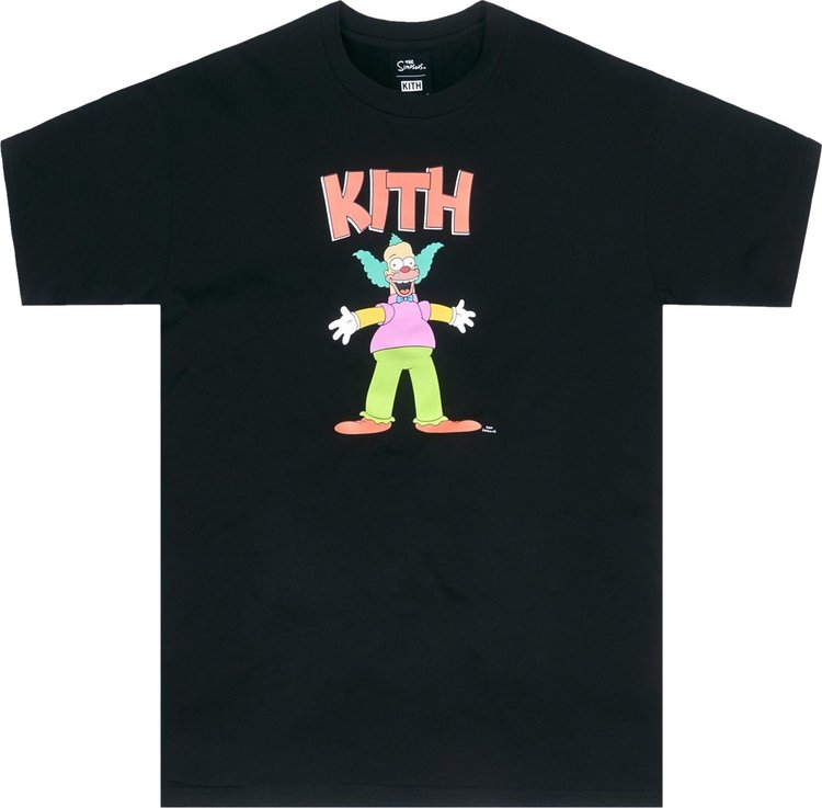 Футболка Kith For The Simpsons Krusty Tee 'Black', черный - фото