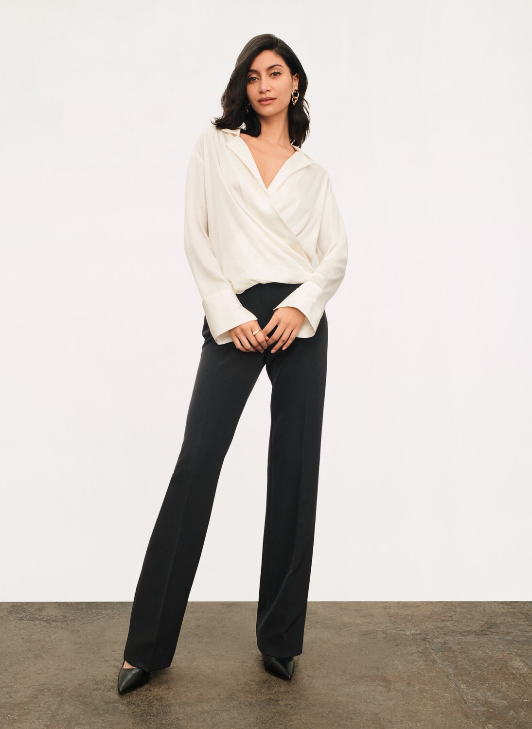 

Блузка с искусственным запахом Donna Karan