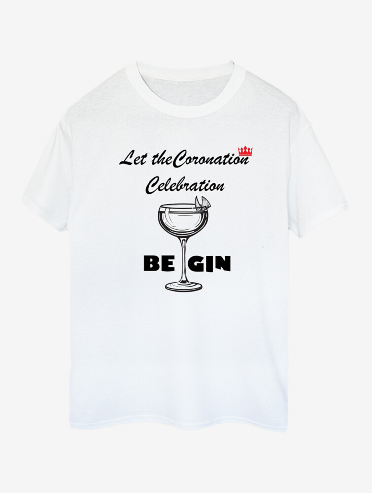 

Белая футболка для взрослых NW2 The Coronation Celebration Slogan George., белый