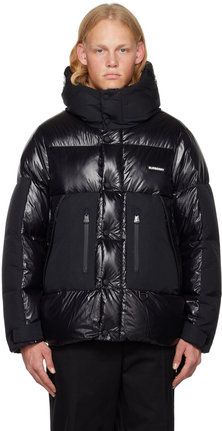 

Черный пуховик Brendan Burberry