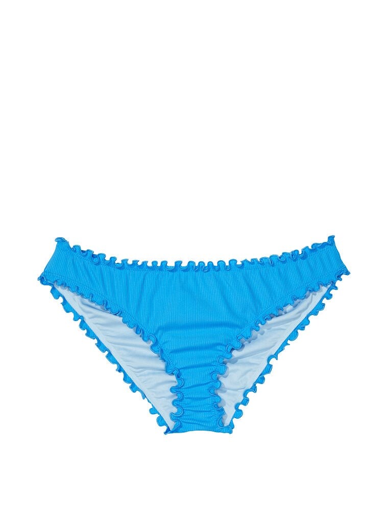 

Плавки бикини Victoria's Secret Swim Mix-and-match Ruffle Cheeky, голубой
