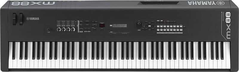 

Yamaha - MX88 - 88-клавишный синтезатор - черный - MX88 - 88-Key Synthesizer - Black