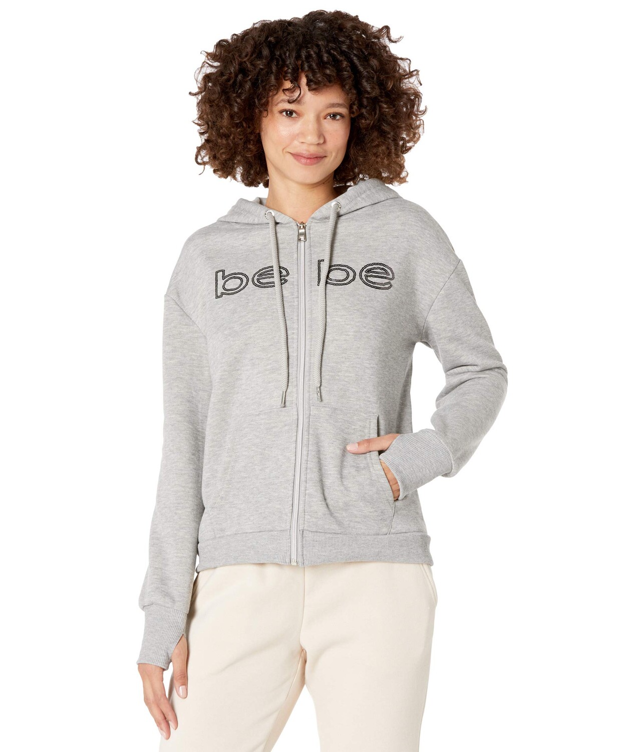 

Худи Bebe Sport, Sequin Outline Logo Jacket