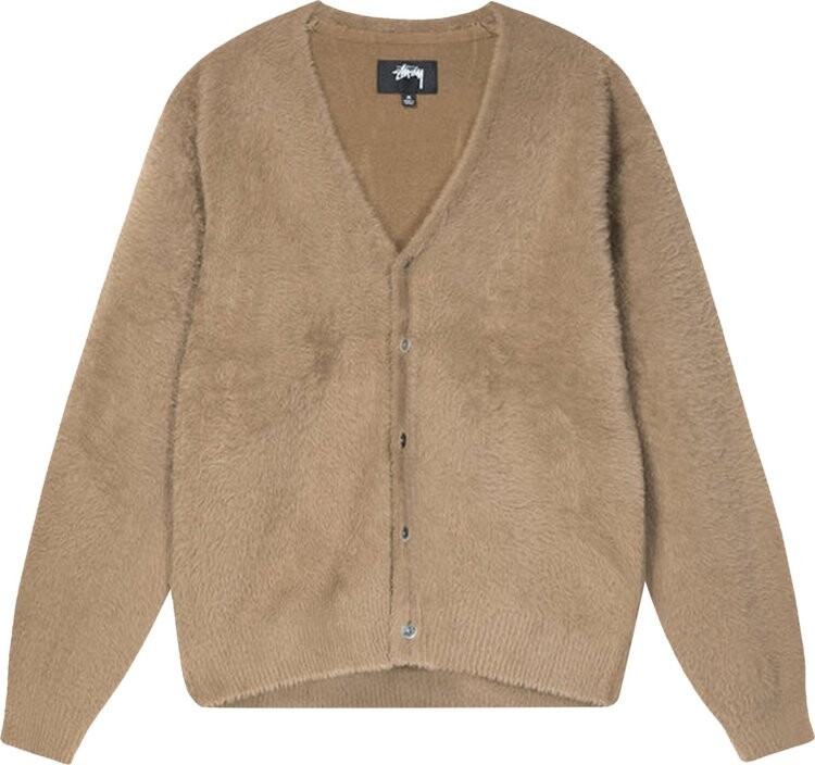 

Кардиган Stussy Shaggy Cardigan 'Taupe', коричневый
