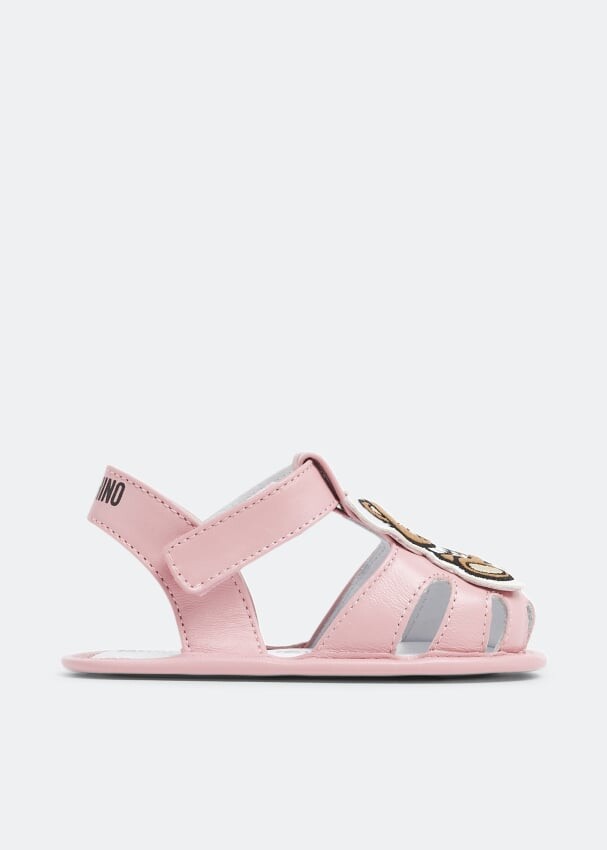 

Сандалии MOSCHINO Teddy Bear spider sandals, розовый