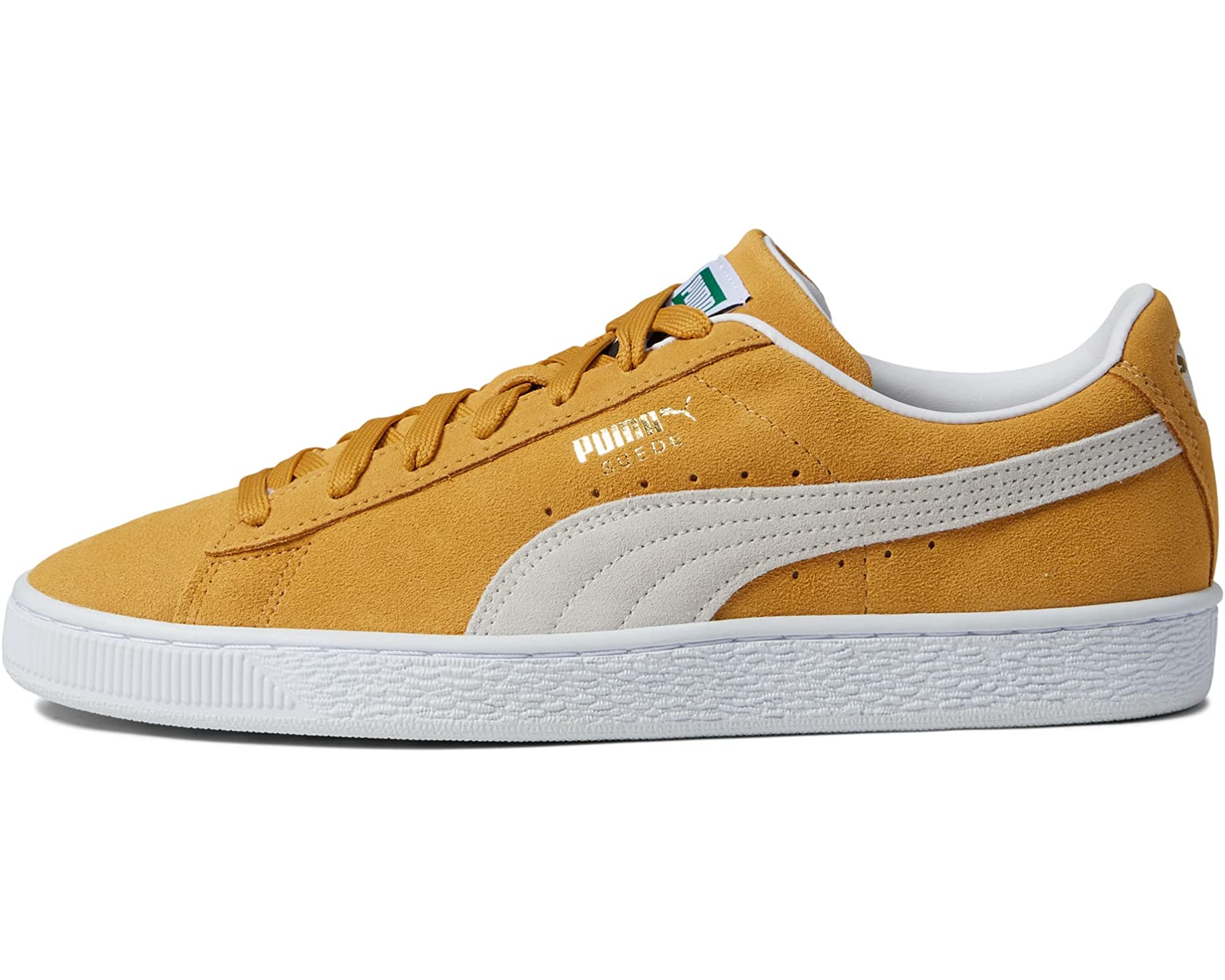 Кроссовки Suede Classic XXI PUMA, медовая горчица - фото