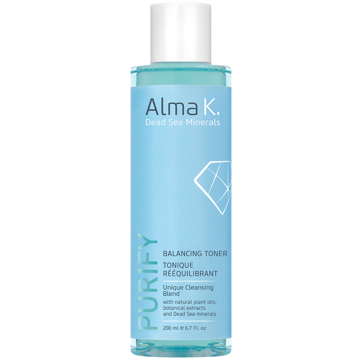 Alma K. Purify минеральный тоник для лица, 200 мл роликовый дезодорант для тела alma k purify active protection 75 мл