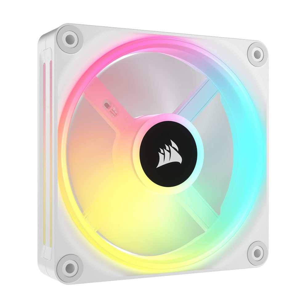 Вентилятор для корпуса Corsair iCUE Link QX120 RGB, 120 мм, белый, 1 шт
