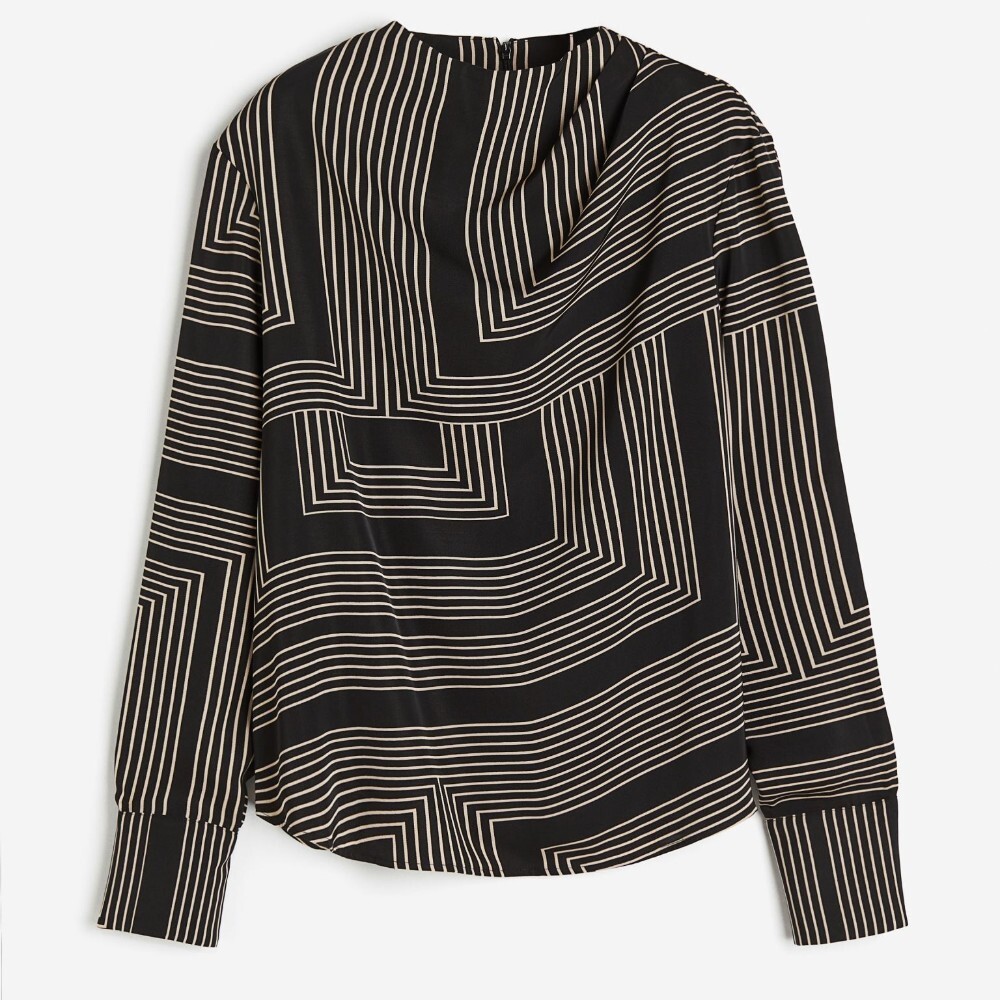 

Блузка H&M Twill, черный