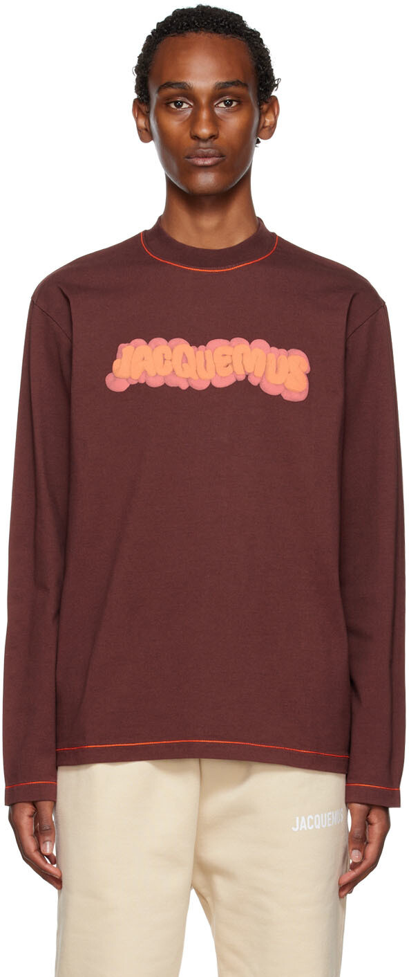 

Коричневый Le Papier 'Le T-Shirt Pate À Modeler' Футболка с длинным рукавом Jacquemus