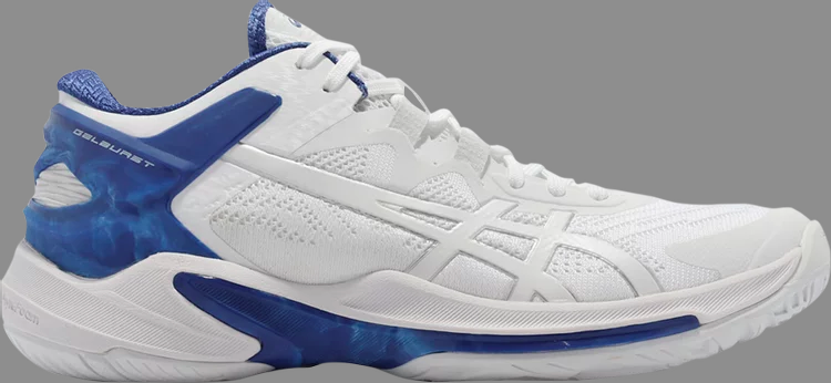 Кроссовки gel burst 25 low 'white blue' Asics, белый - фото