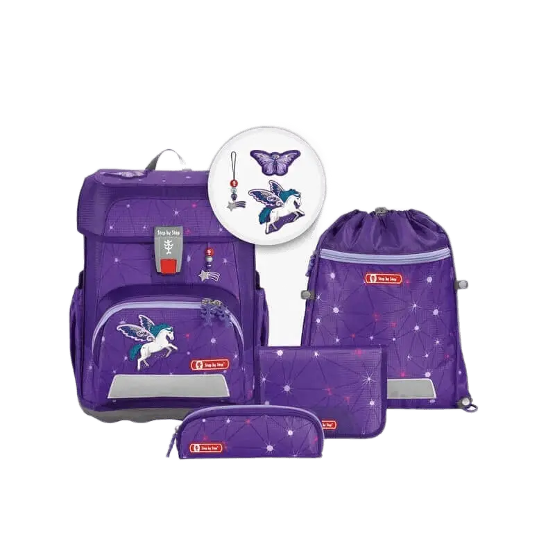 

Ранец школьный Dreamy pegasus с наполнением, Step By Step