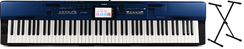 

Casio Privia Pro PX-560 88-клавишное цифровое пианино с динамиками в комплекте с Gator Frameworks GFW-KEY-1000X Стандартная подставка для клавиатуры X-Style Casio + Gator Frameworks PX-560BE=1 GFW-KEY-1000X=1