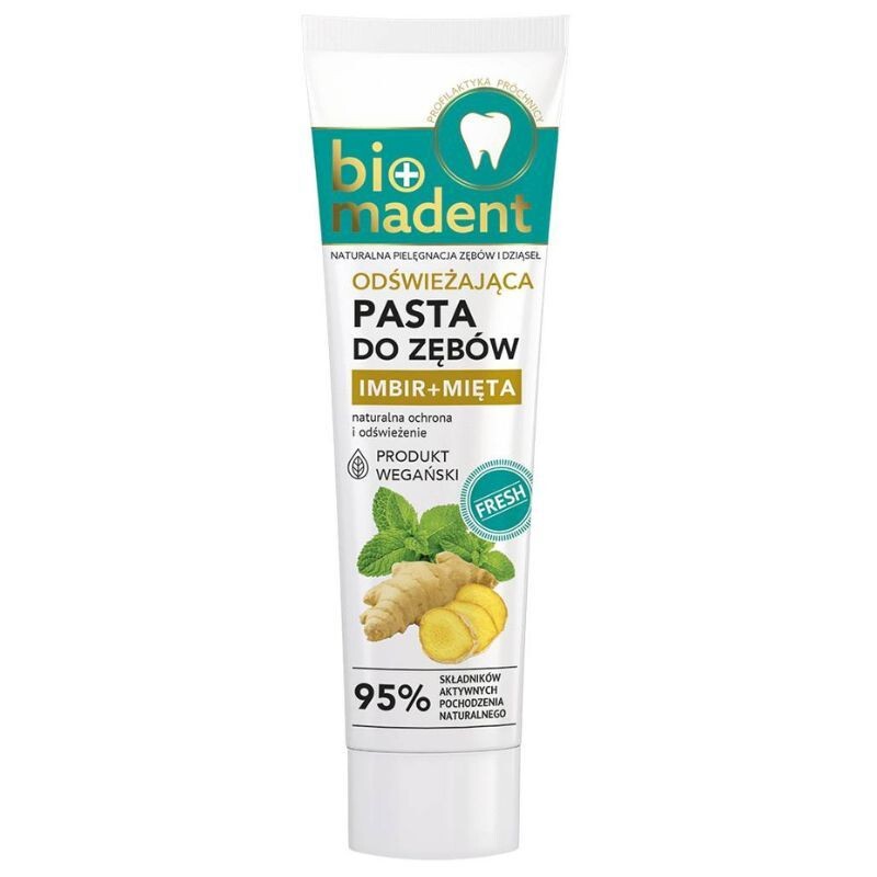 

Bio Madent Imbir + Mięta Зубная паста, 100 ml