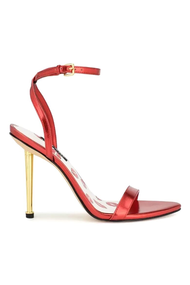 

Босоножки Reina из экокожи на высоком каблуке Nine West, красный