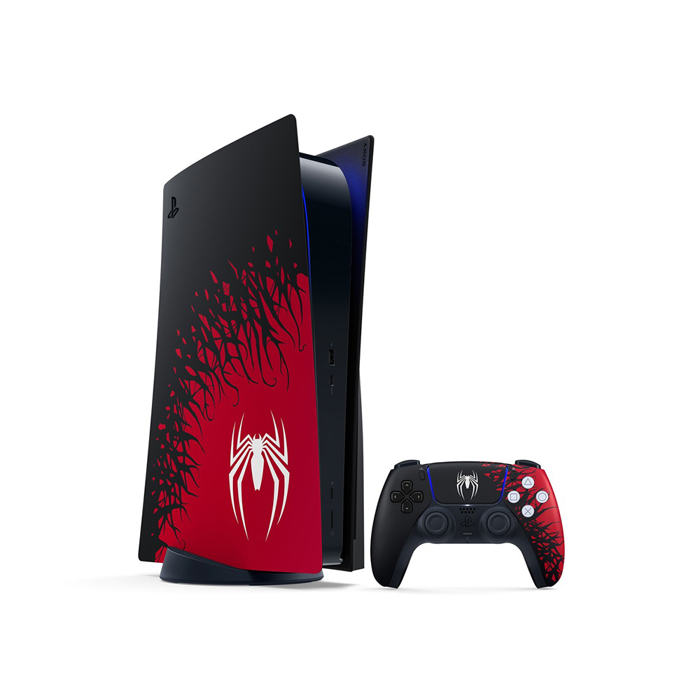 Игровая консоль Sony Playstation 5 Standard Marvel's Spider-Man 2 Limited Edition, 825 ГБ, черный/красный