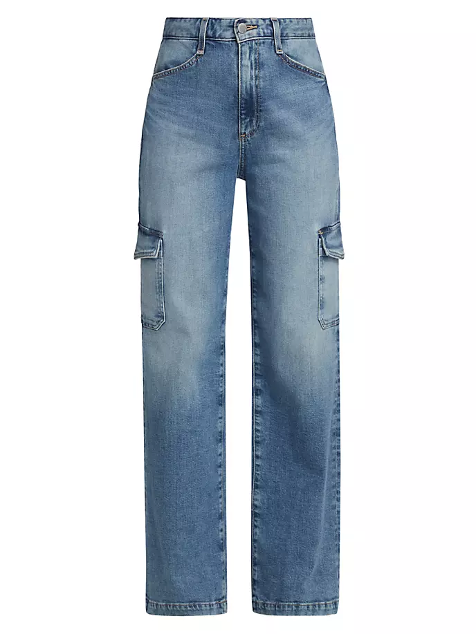Широкие джинсы-карго Gatina Ag Jeans, цвет exile