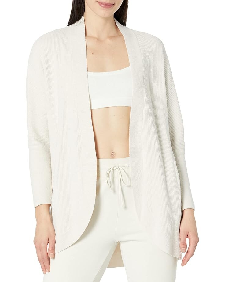 

Свитер Barefoot Dreams CozyChic Ultra Lite Cocoon Long Cardi, песочный, Бежевый