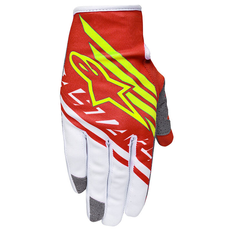 

Мотокросс перчатки Alpinestars Racer Supermatic, красный/желтый
