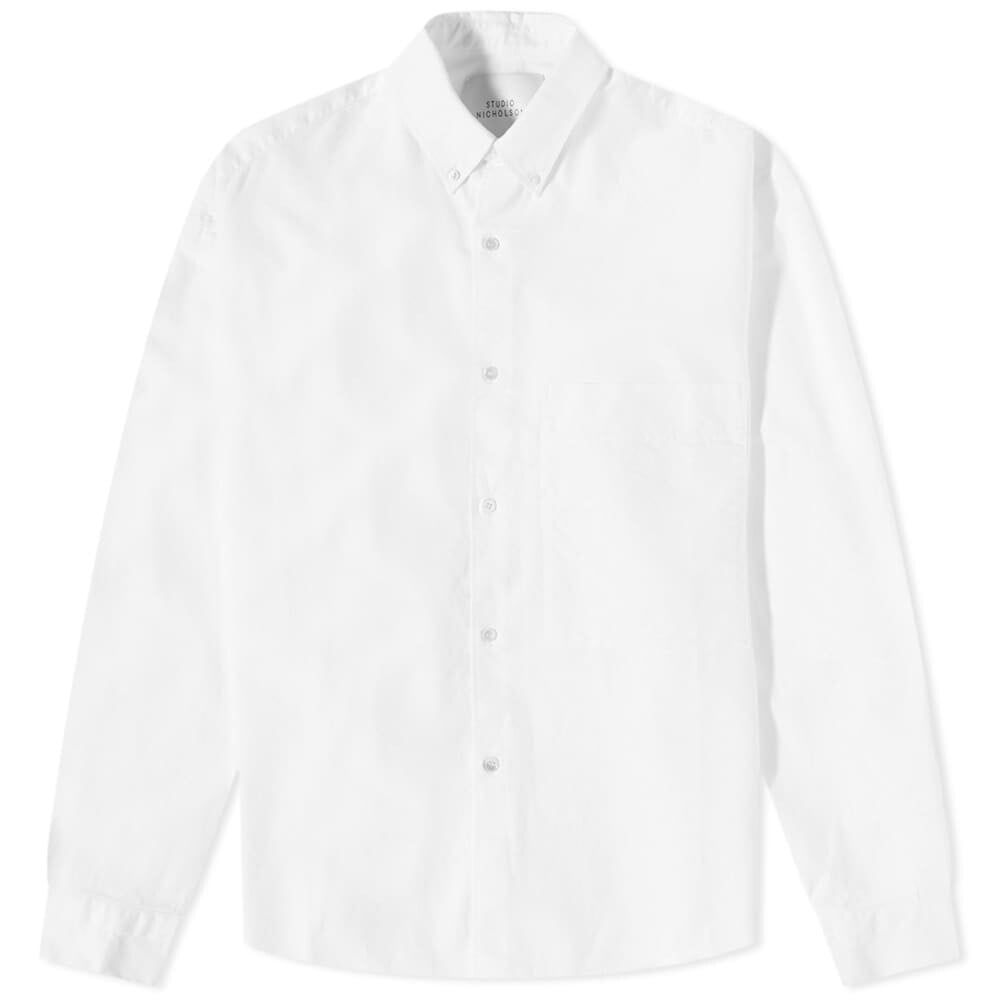 

Рубашка Studio Nicholson Keble Oversized Pocket Shirt