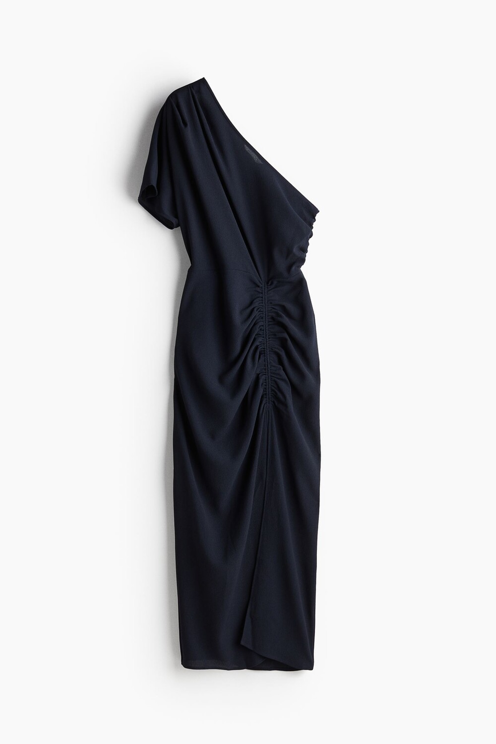 

Платье H&M Draped One-shoulder, темно-синий