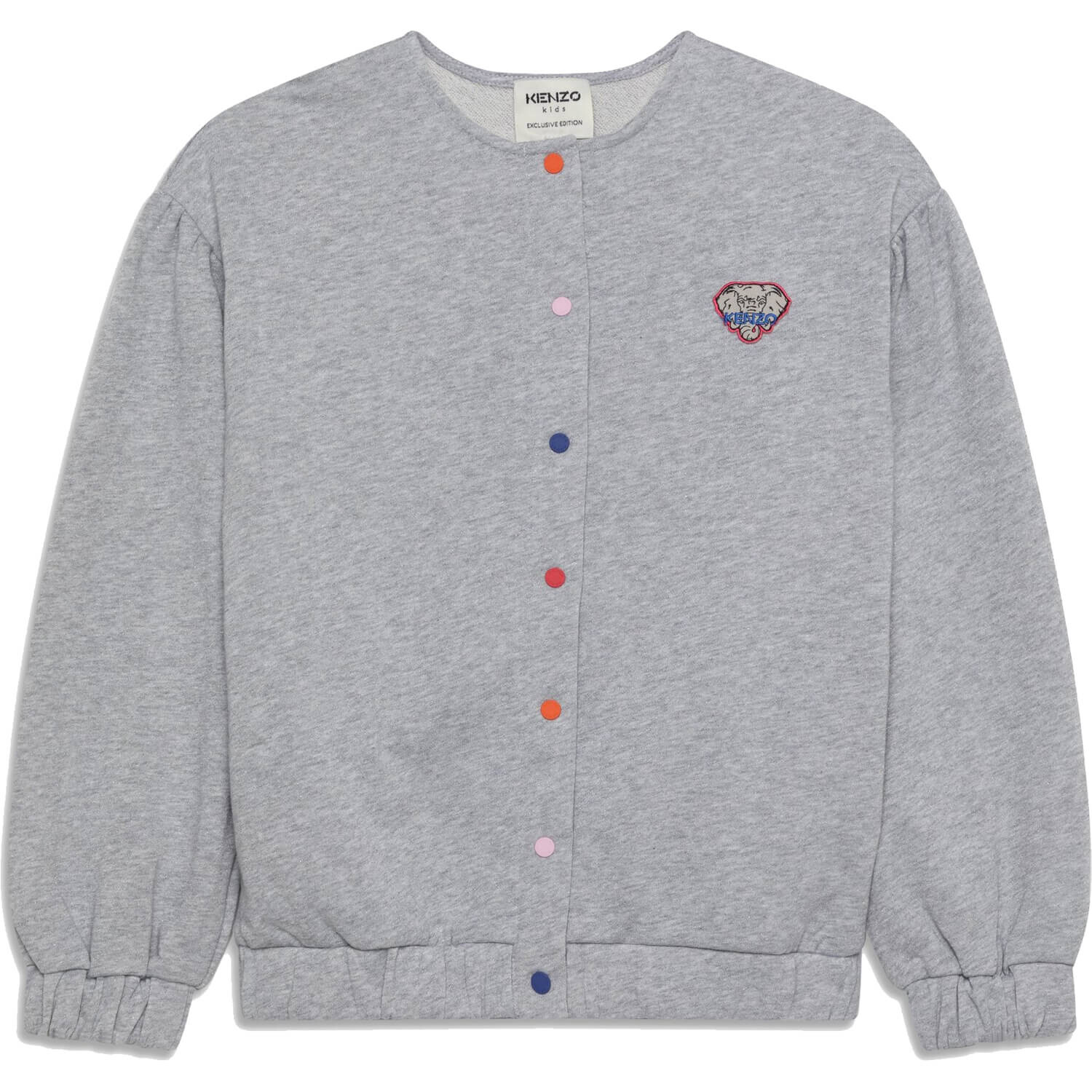 

Кардиган Kenzo Kids Cardigan Backprint, серый