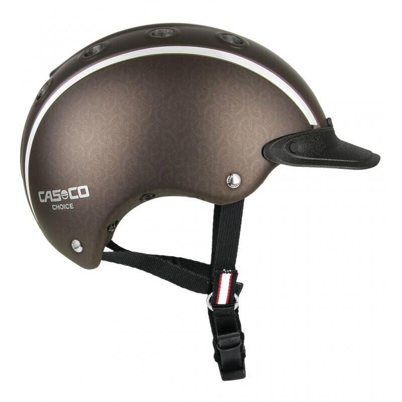 Шлем Casco Choice для верховой езды, велосипеда и лыж, коричневый