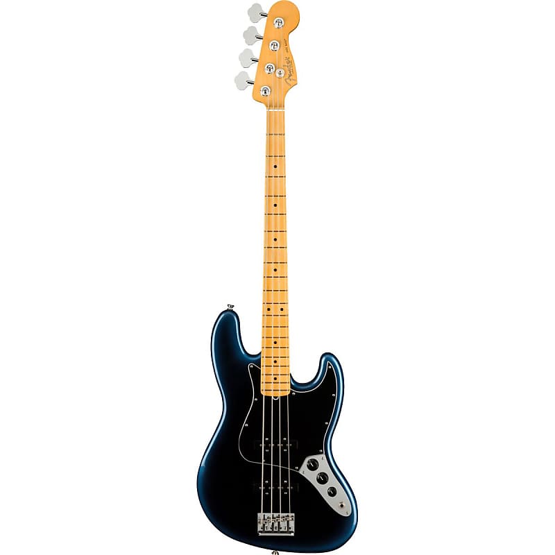 Бас-гитара Fender American Professional II Jazz, кленовый гриф, Dark Night - фото