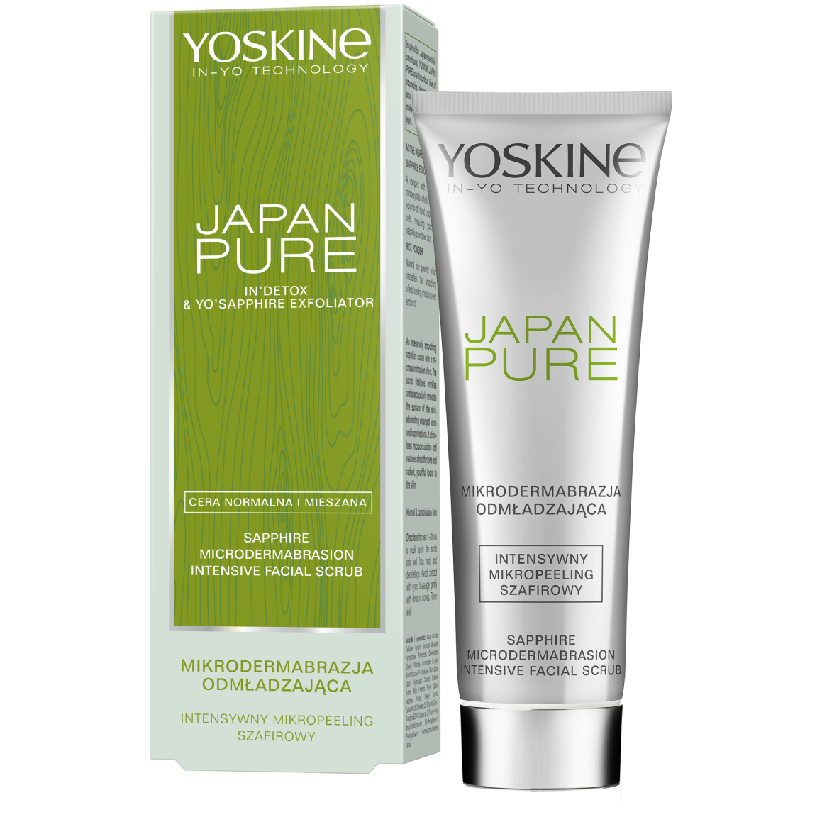 Yoskine Japan Pure скраб для лица, 75 мл нежное отшелушивание ферментативный пилинг 75 мл yoskine japan pure