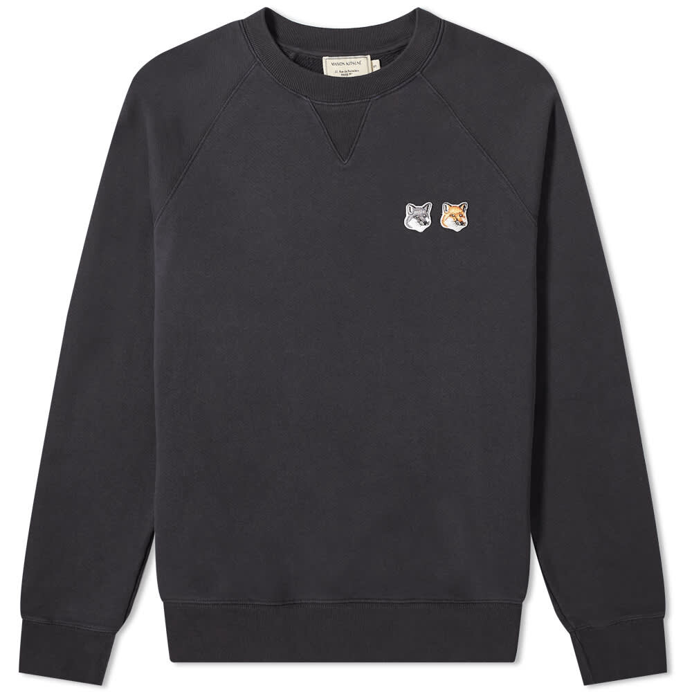 

Толстовка Maison Kitsuné Double Fox Head Patch Sweat, Серый