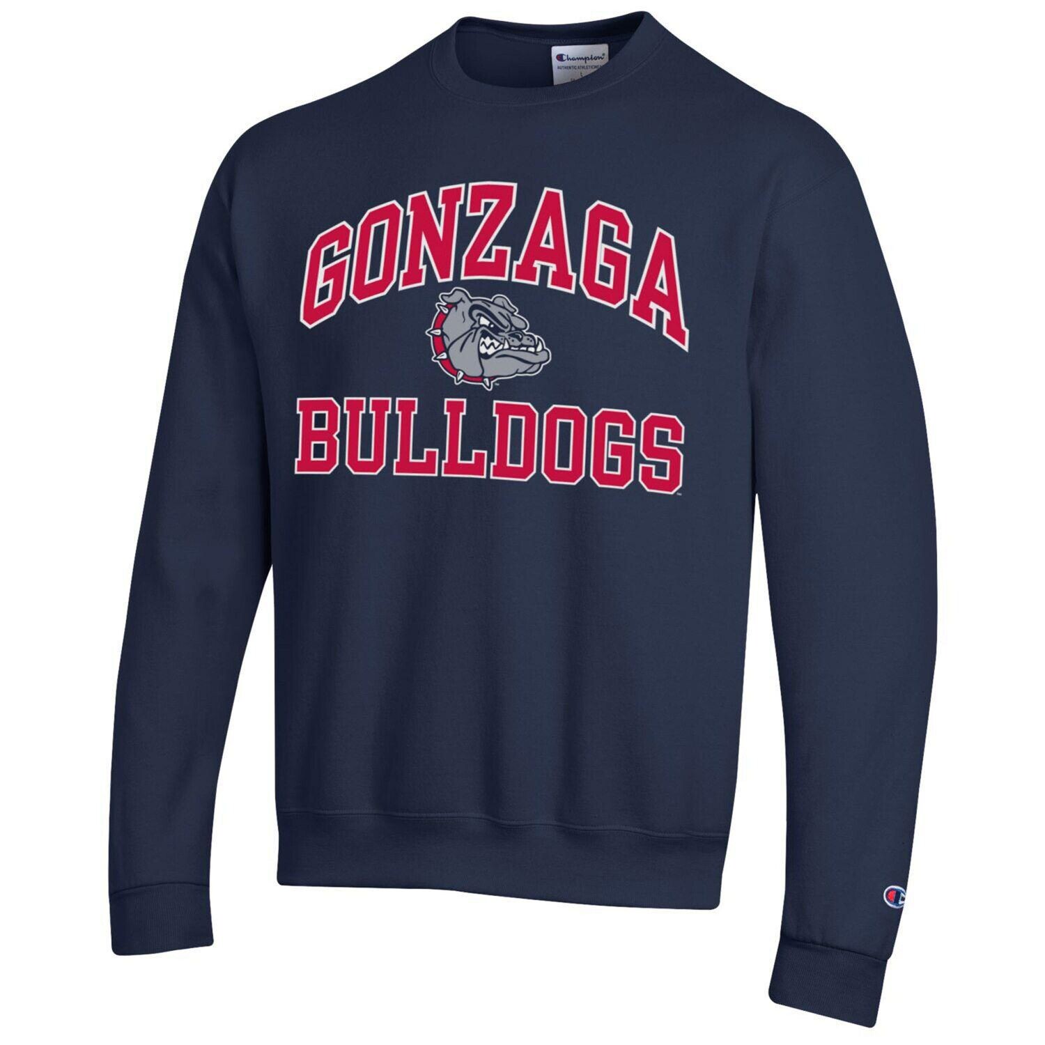

Мужской темно-синий пуловер с высоким мотором Gonzaga Bulldogs Champion