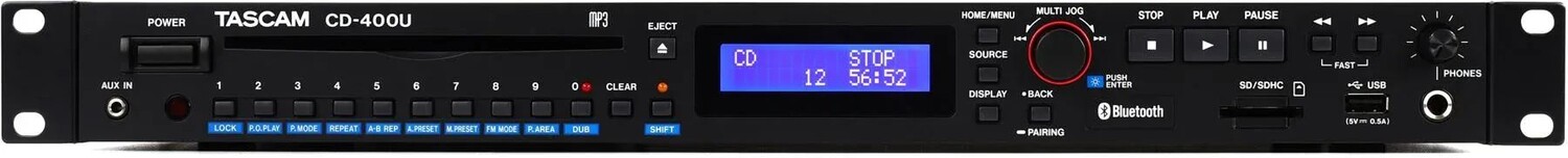 

TASCAM CD-400U CD/SD/USB-плеер с Bluetooth