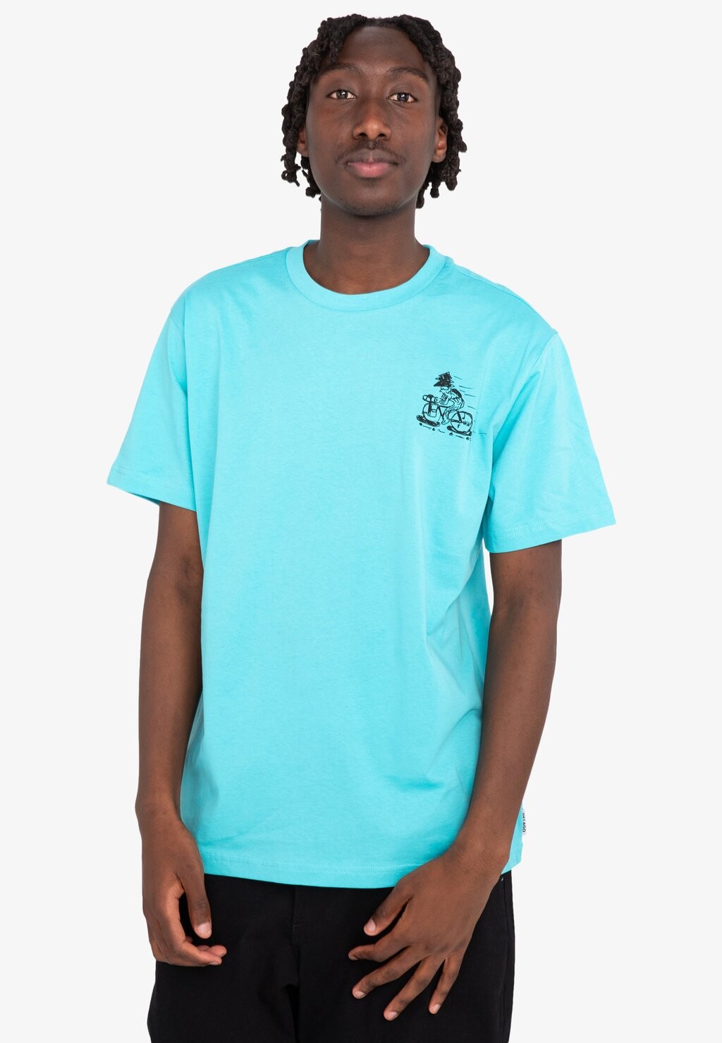 

Футболка с принтом Pelage Graphic Unisex Element, цвет light blue