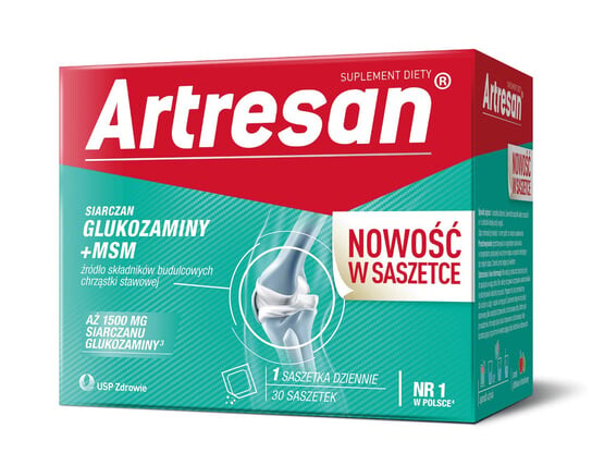 

USP Zdrowie, Artresan, пищевая добавка, 30 пакетиков